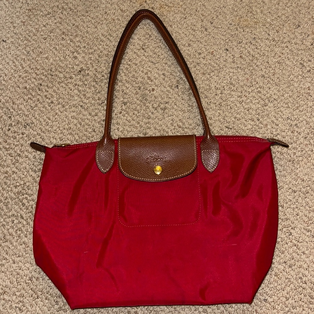LONG CHAMP TOTE BAG M - LE PLIAGE ORIGINAL (Red)